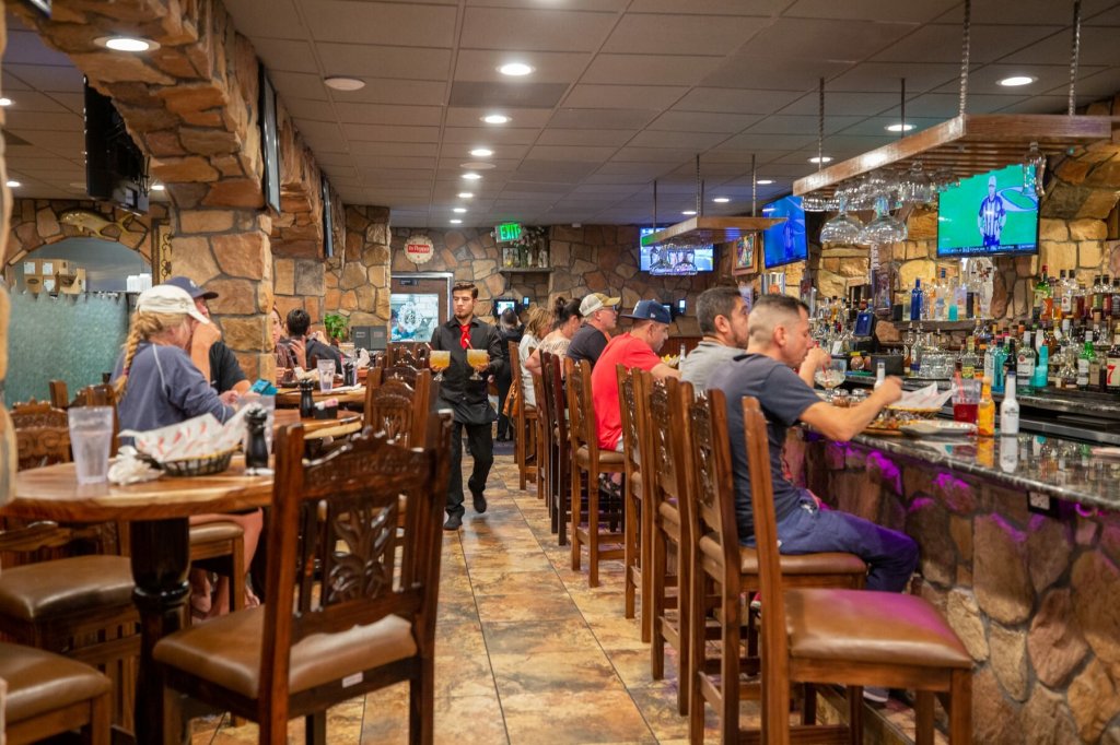 interior of a busy Mexican restaurant