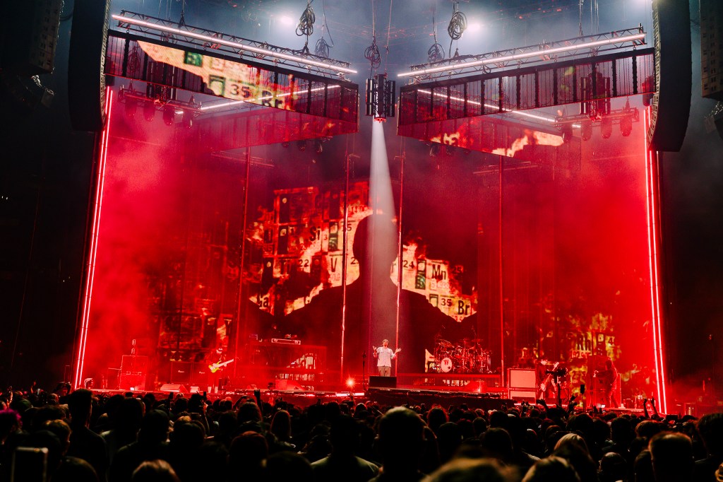 Deftones performed at Ball Arena in Denver, Colorado.