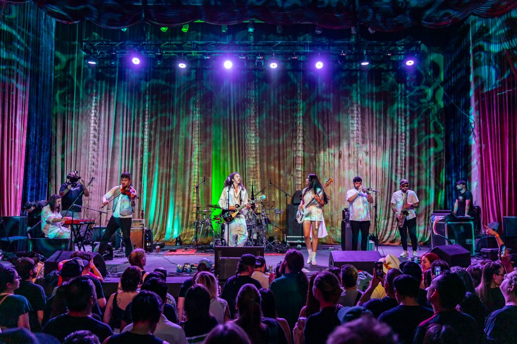 Los Mocochetes performed at the grand-opening of the Federal Theatre on Friday, September 19, 2025.