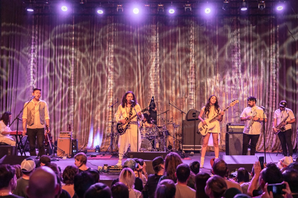 Los Mocochetes performed at the grand-opening of the Federal Theatre on Friday, September 19, 2025.
