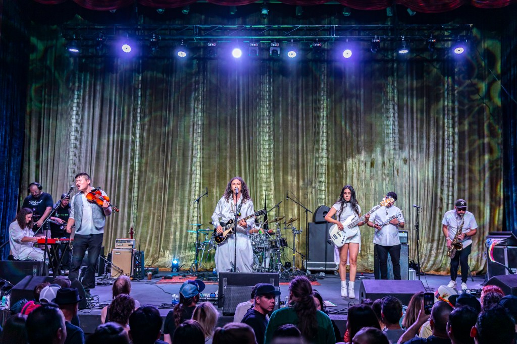 Los Mocochetes performed at the grand-opening of the Federal Theatre on Friday, September 19, 2025.