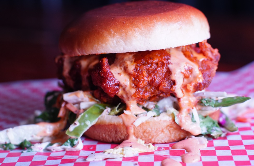 hot chicken sandwich