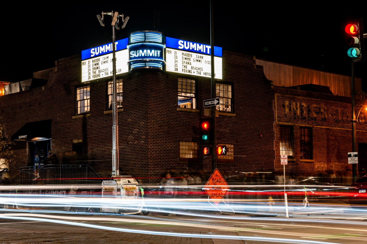 Exterior of the Summit Music Hall