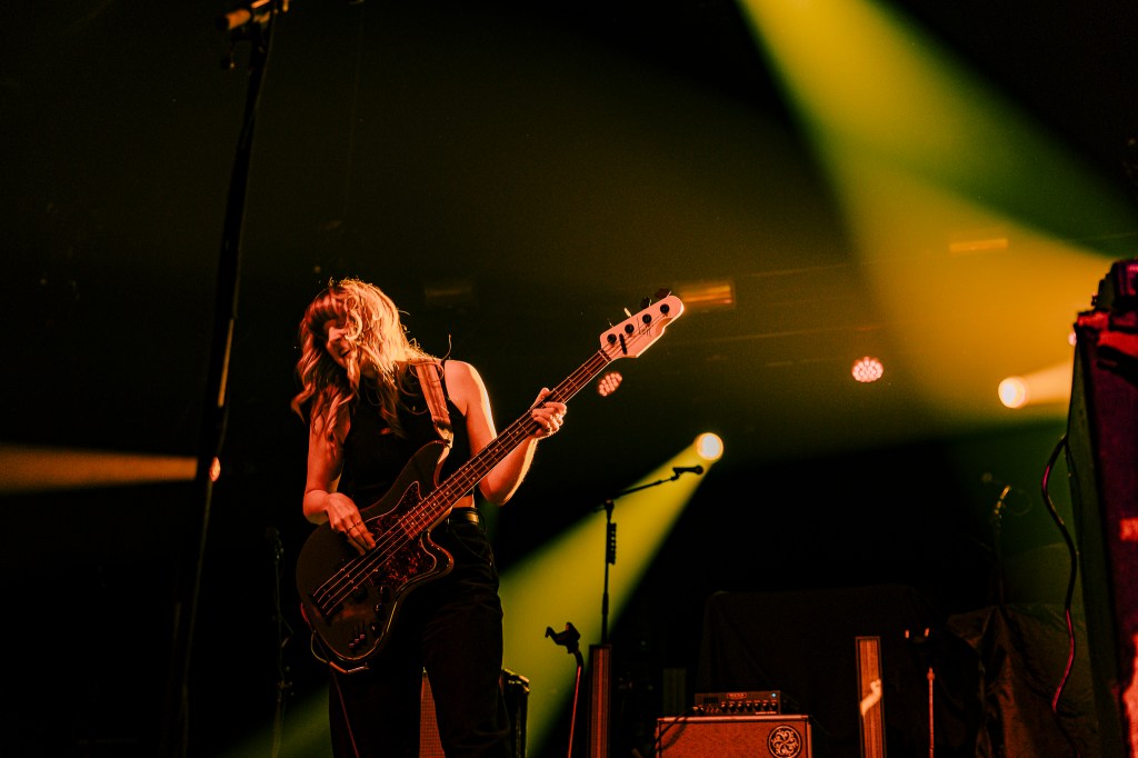 Built to Spill performing on stage at the Mission Ballroom in Denver, Colorado.