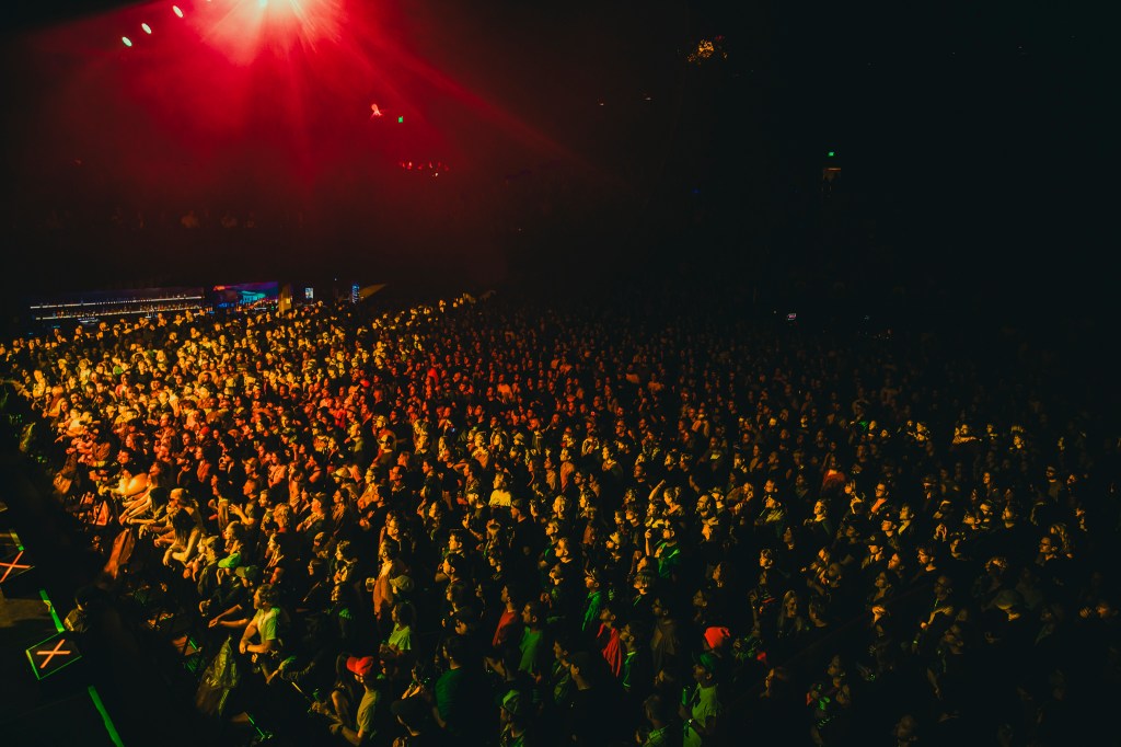 The crowd during Built to Spill at Mission Ballroom on October 1.