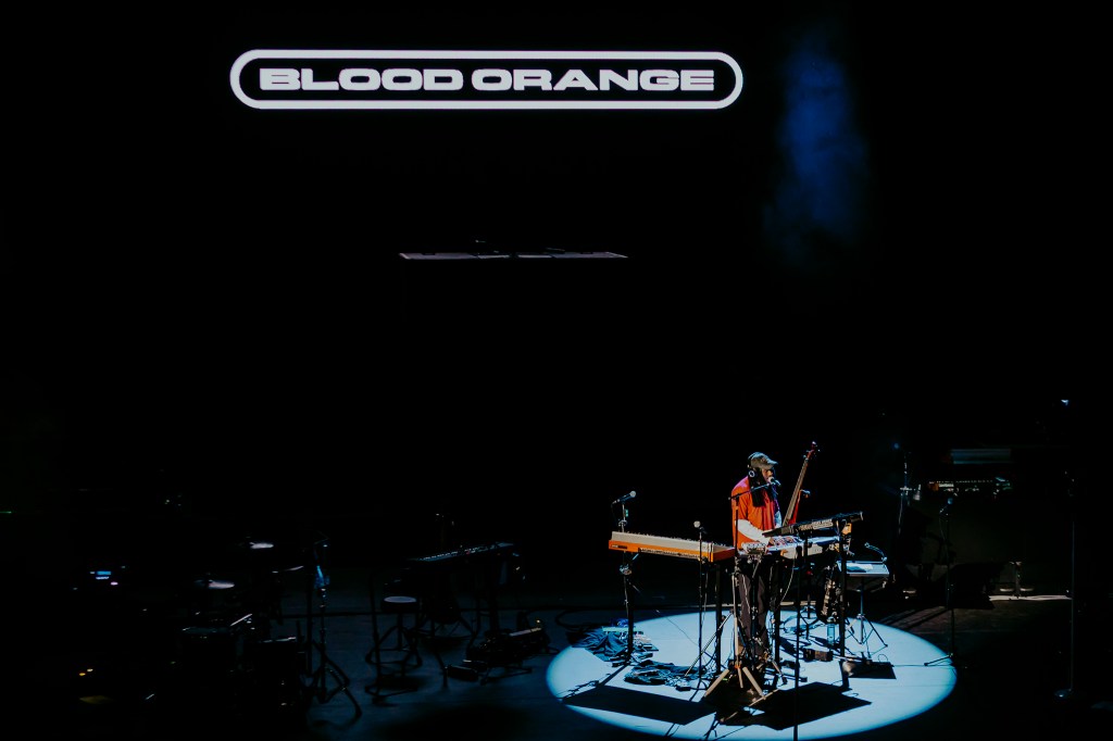 Blood Orange opening for Lorde at Red Rocks for her Ultrasound World Tour.