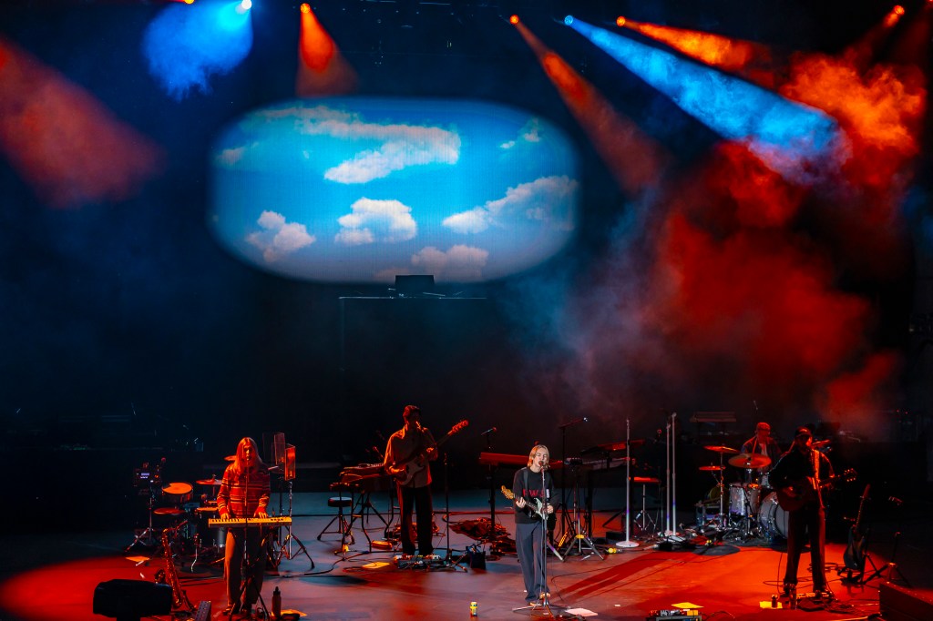 The Japanese House opening for Blood Orange and Lorde at Red Rocks for her Ultrasound World Tour.