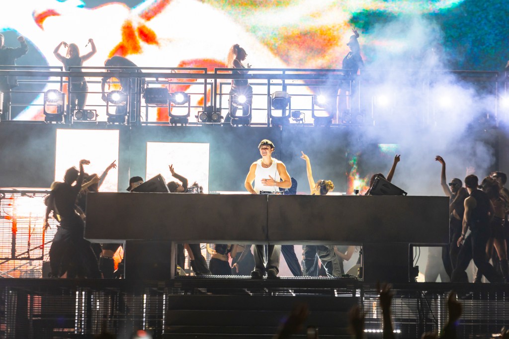 John Summit performing live at Folsom Field at the University of Colorado Boulder in Boulder, Colorado on Saturday, October 18.