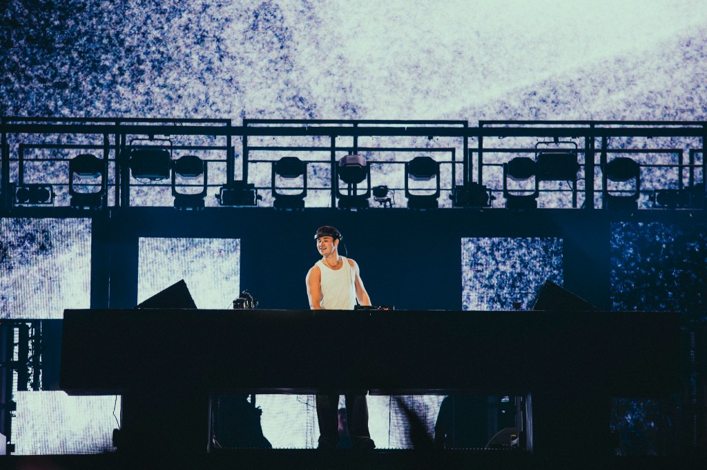 John Summit performing live at Folsom Field at the University of Colorado Boulder in Boulder, Colorado on Saturday, October 18.
