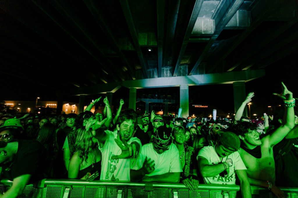 Concertgoers at Project 70: Under The Bridge