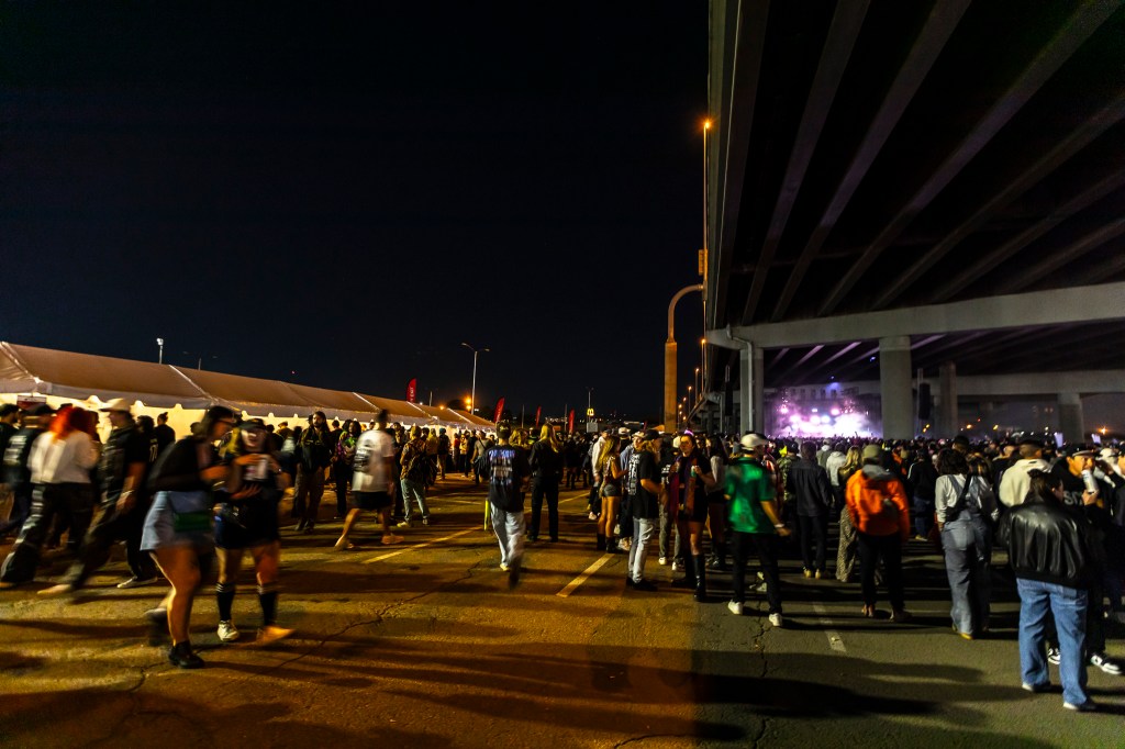 Concertgoers at Project 70: Under The Bridge