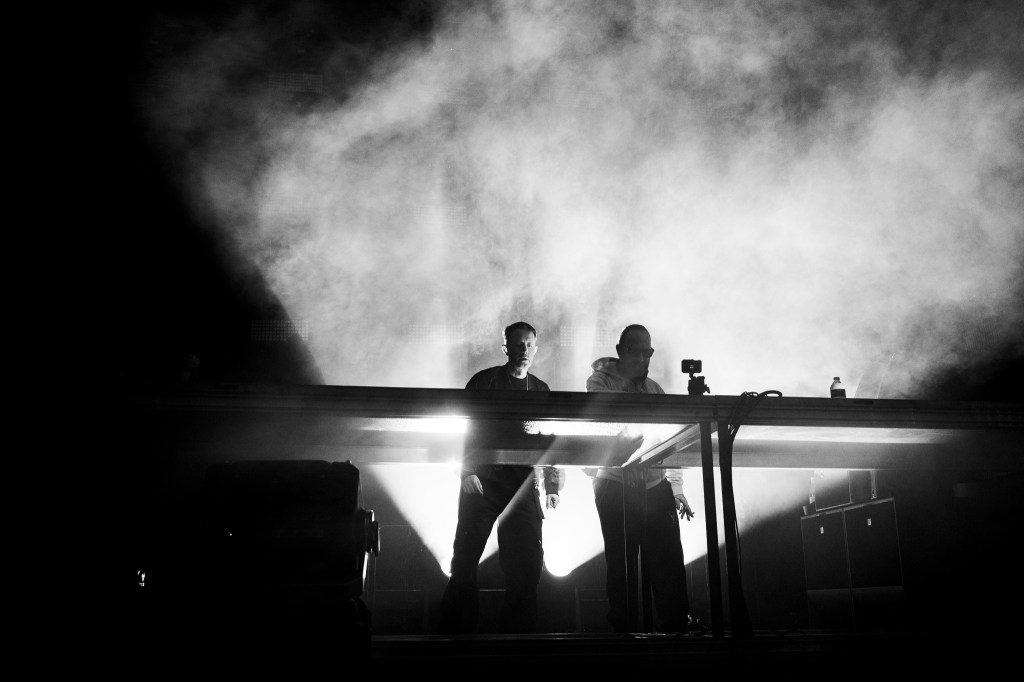 Chase and Status on stage at Project 70: Under The Bridge.