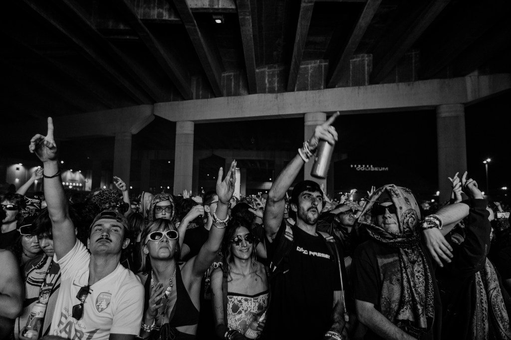 Concertgoers at Project 70: Under The Bridge