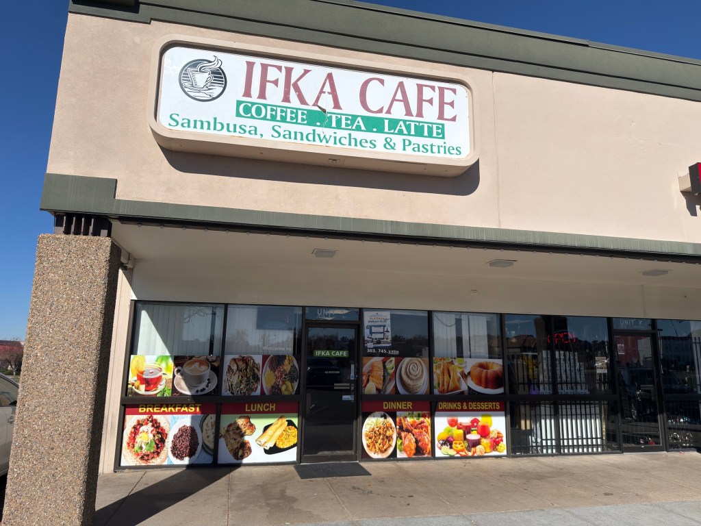 a restaurant storefront