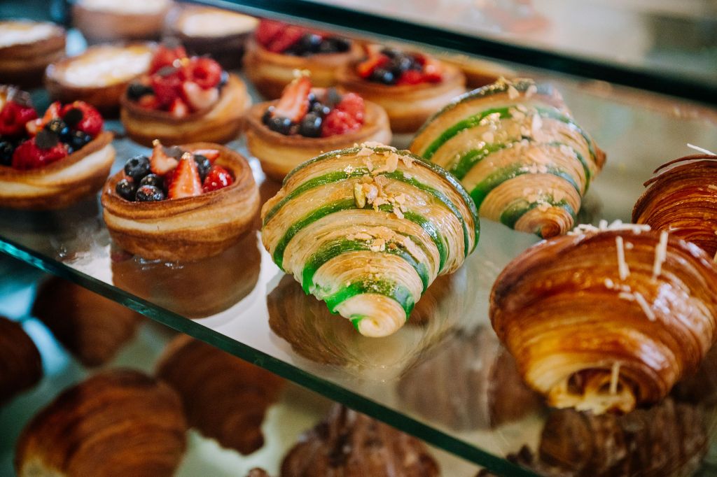 Pastries at La Croissanterie