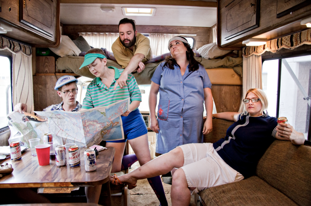 people on a roadtrip