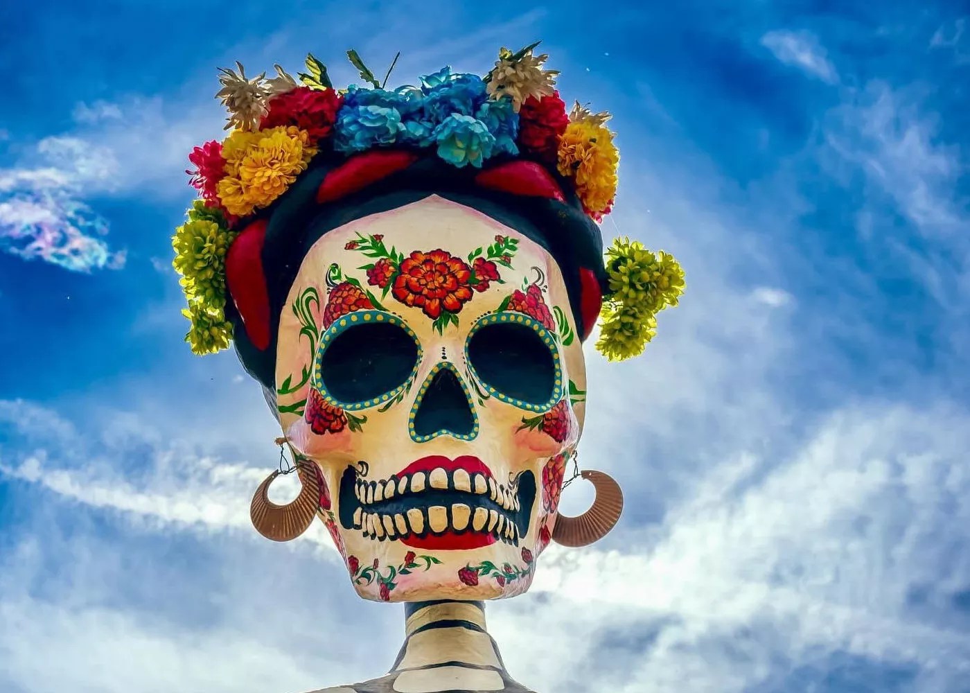 A day of the dead skull