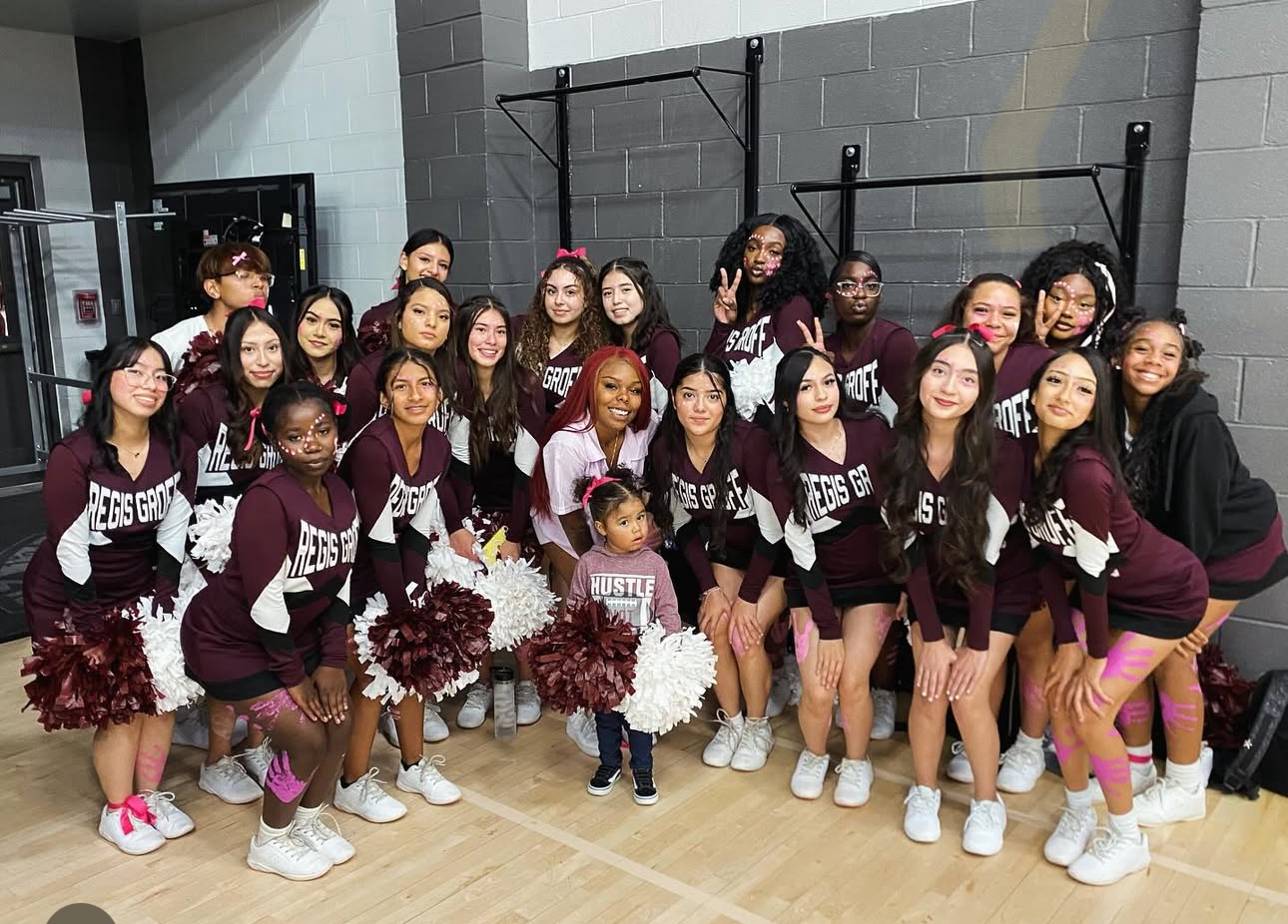 class and cheerleader