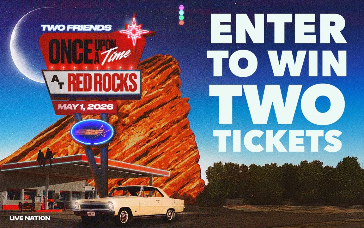 Enter to Win 2 Tickets to See Two Friends at Red Rocks Amphitheatre on May 1!