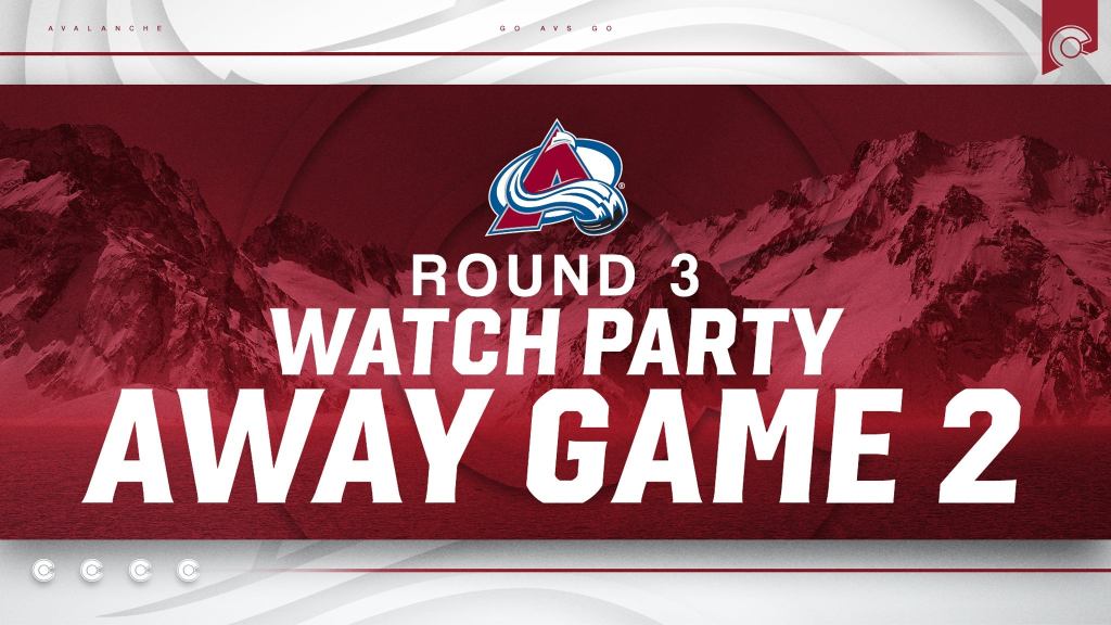 Third Round – Watch Party: Avalanche v Knights Rd 3 Away Game 2