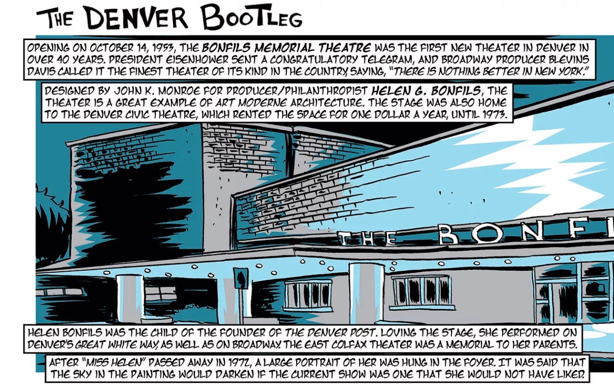 Comic: Colfax Tattered Cover Was Once the Historic Bonfils Memorial Theatre