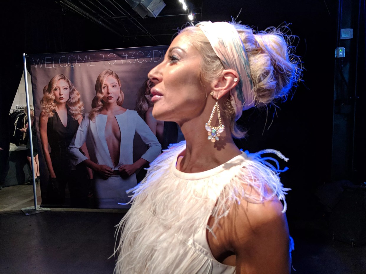 Fitness Trainer and Bikini Model Lauren Delucca Spotted in Feathers