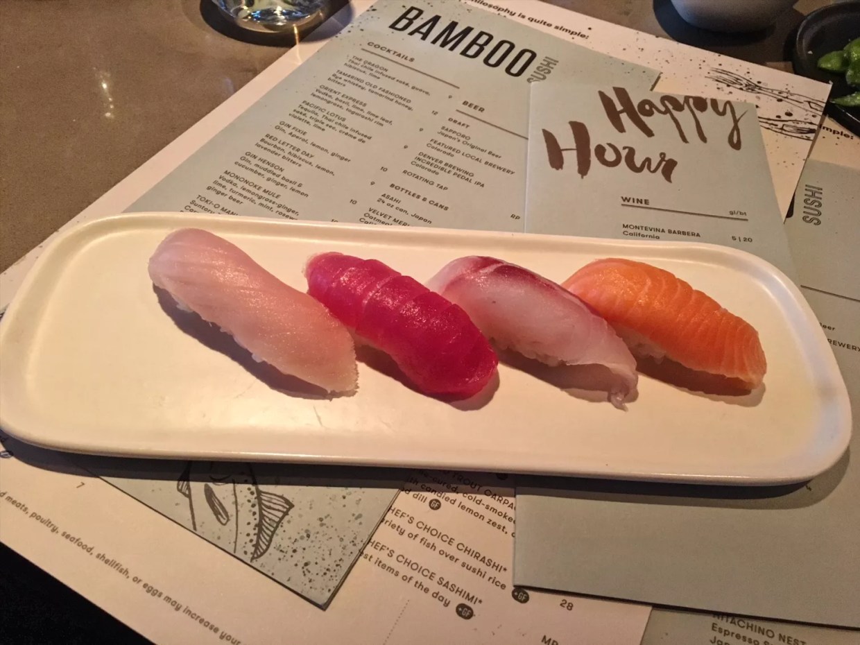 The Happiest Hour: Discounted Sustainable Seafood at Bamboo Sushi