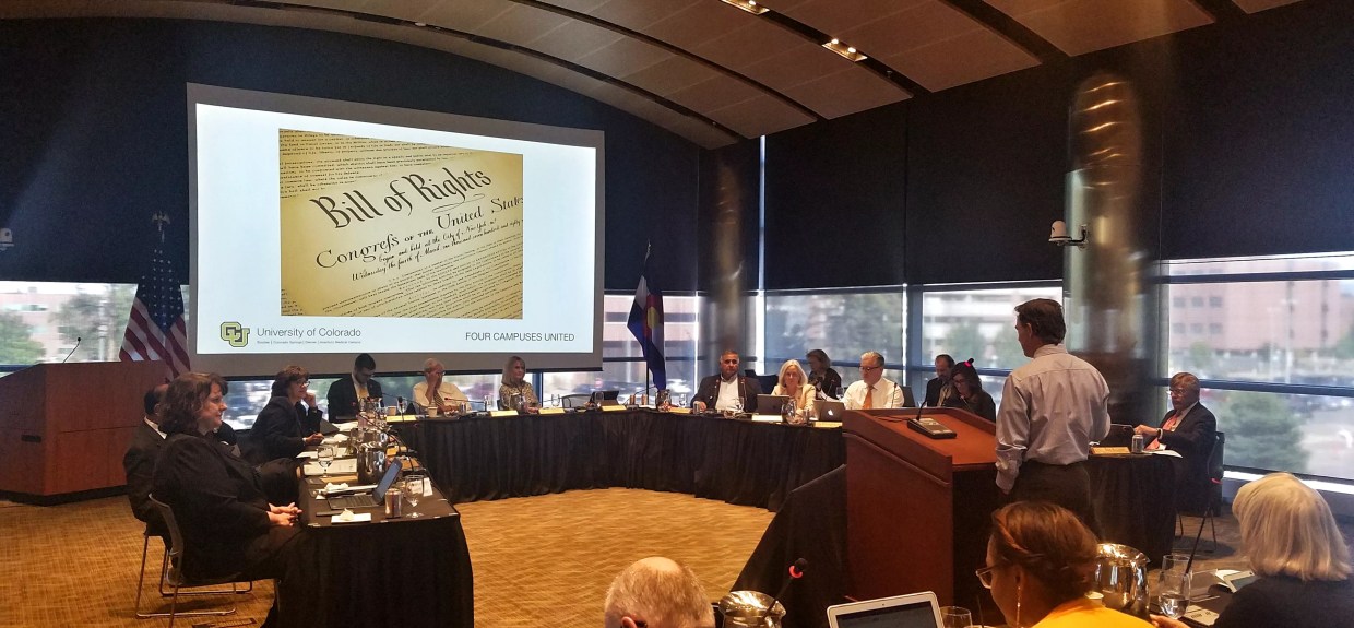 CU Regents Okay Free Speech and Academic Freedom Policy Changes