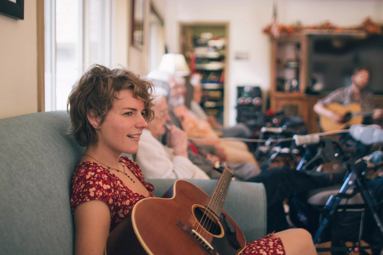 Courtney Hartman & Taylor Ashton Take Music to Nursing Homes
