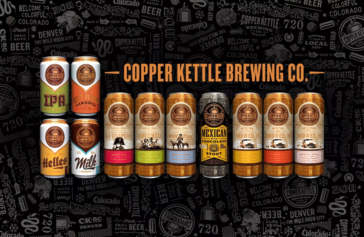 Copper Kettle Brewing Rolls Out High-End Cans for Its High-End Beers