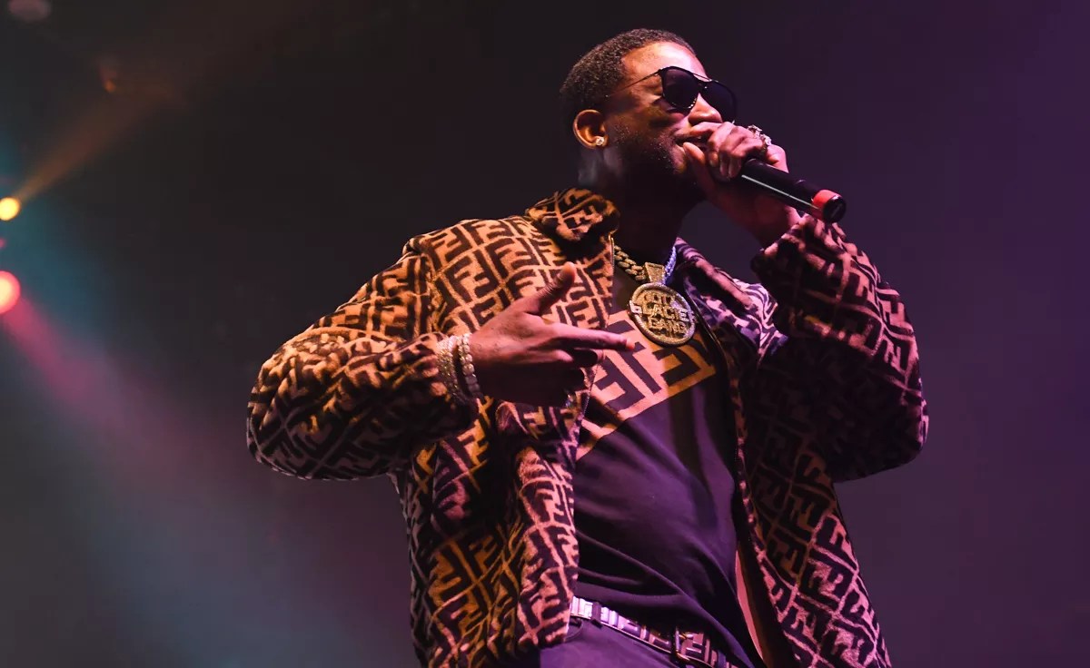 Gucci Mane performs inside