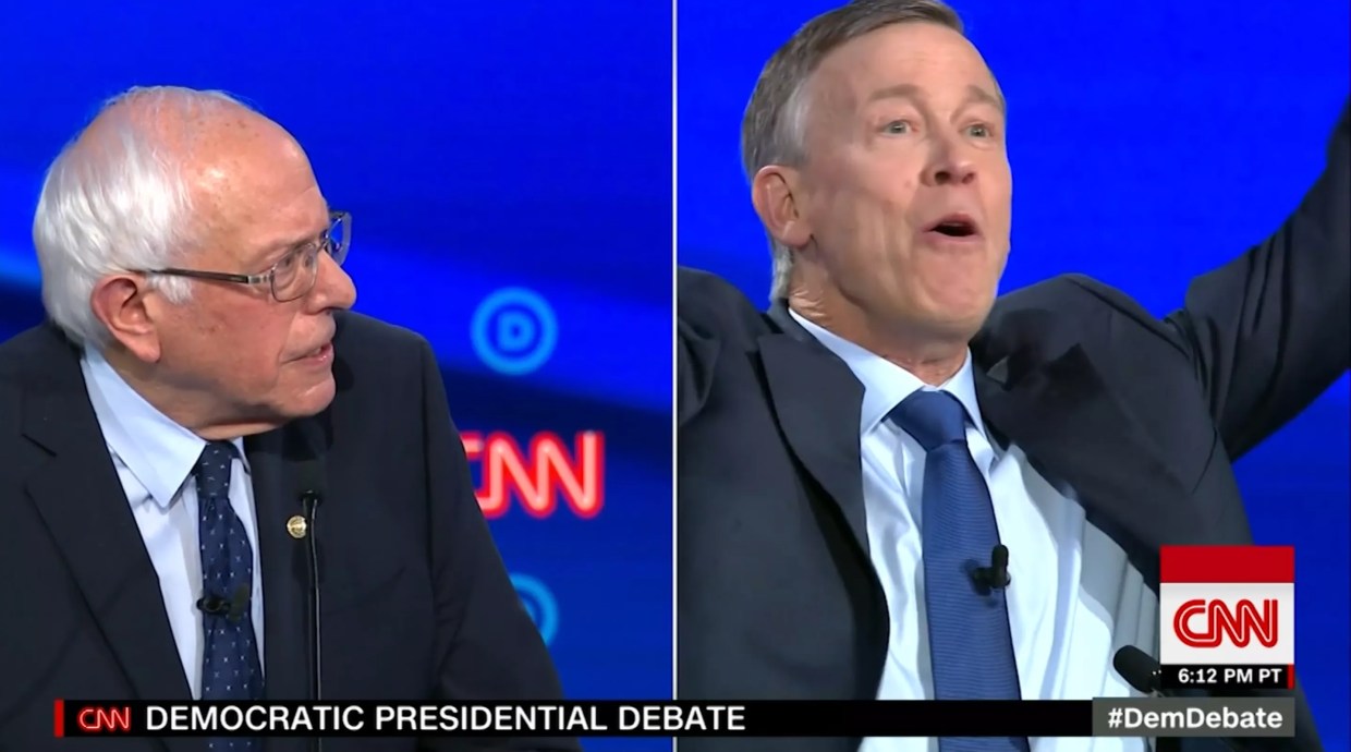 John Hickenlooper Throws His Hands Up