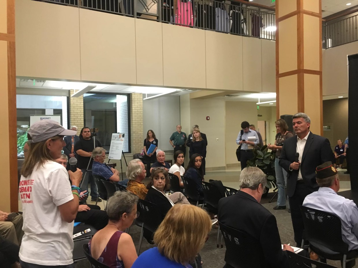 How Not-So-Cardboard Cory Gardner Fared in a Confrontation With Constituents