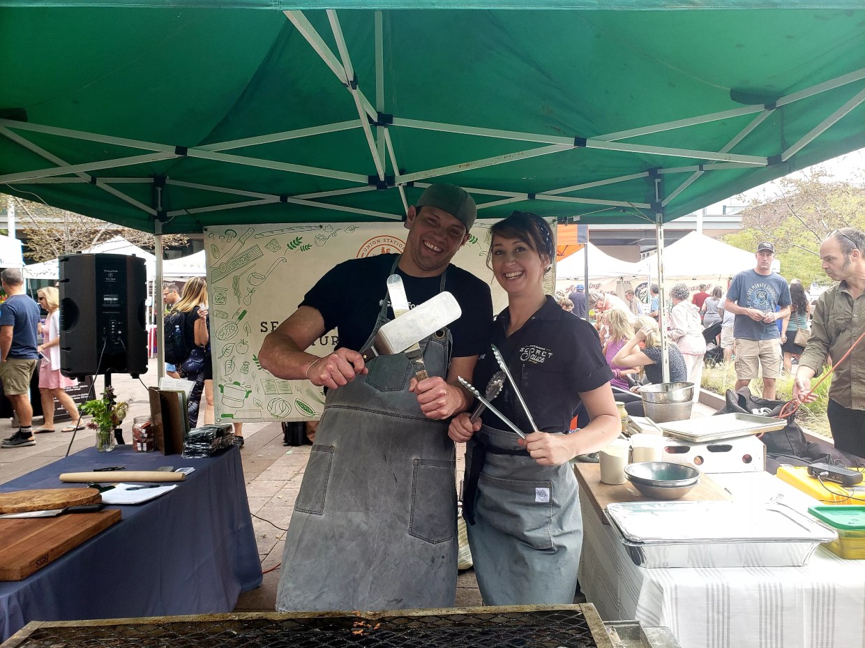 Grilling at the Farmers’ Market With the Vesta Crew
