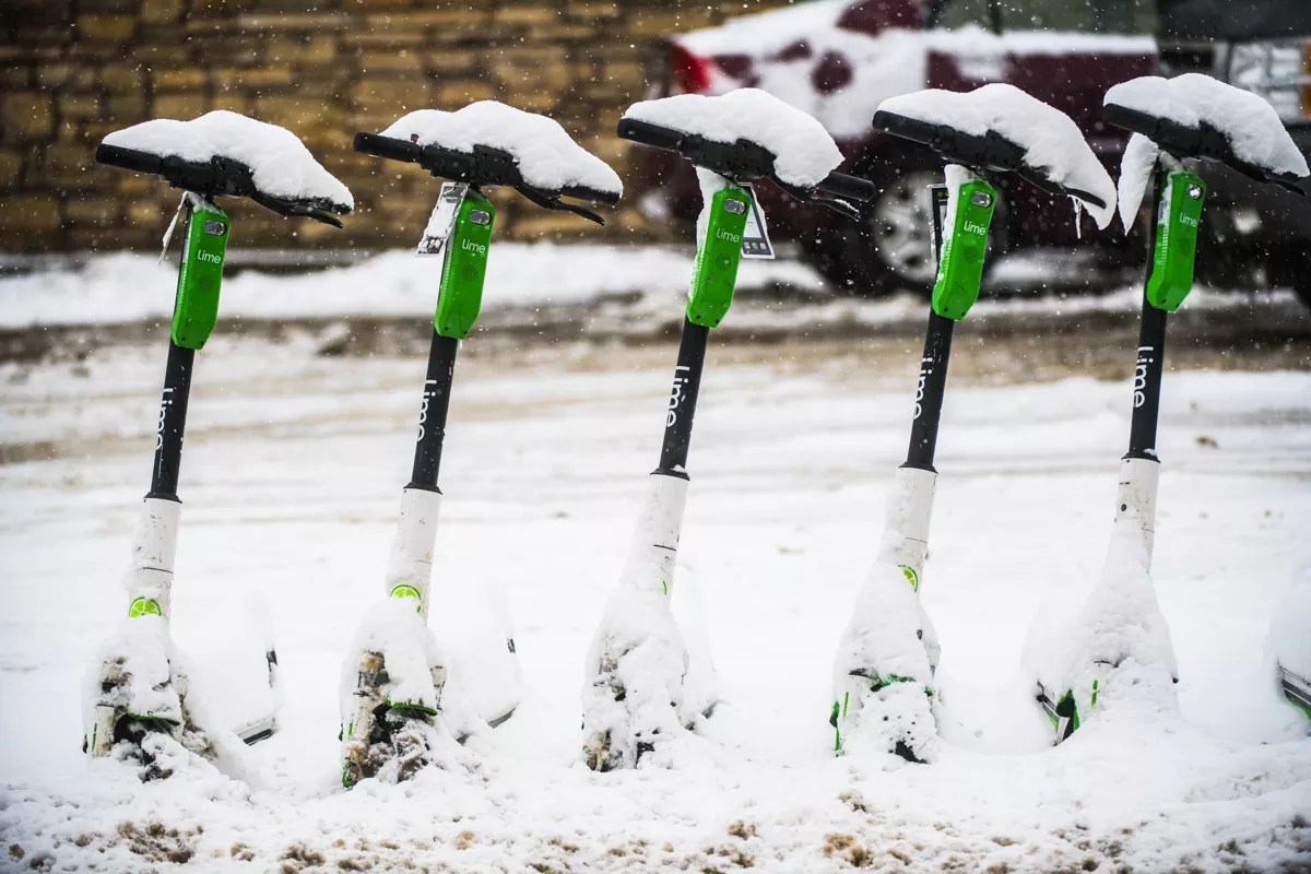 Denver Bandit Has Begun Blocking Out QR Codes on Improperly Parked Scooters