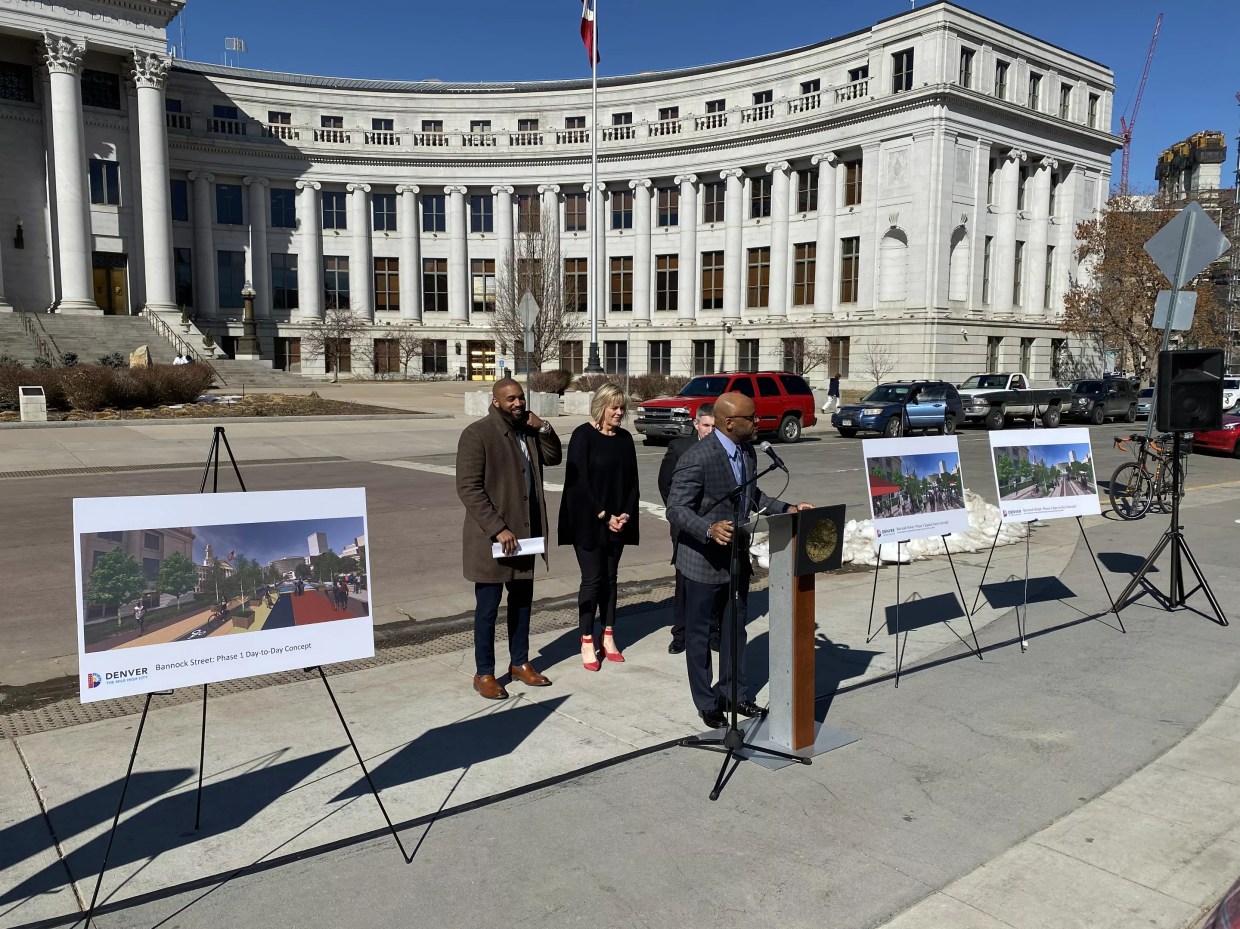 Denver to Close Bannock Outside City Hall to Car Traffic