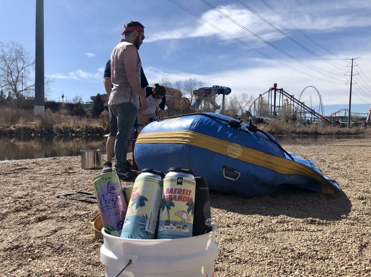 Two Denver Breweries Make Beer on a Raft on the Platte River