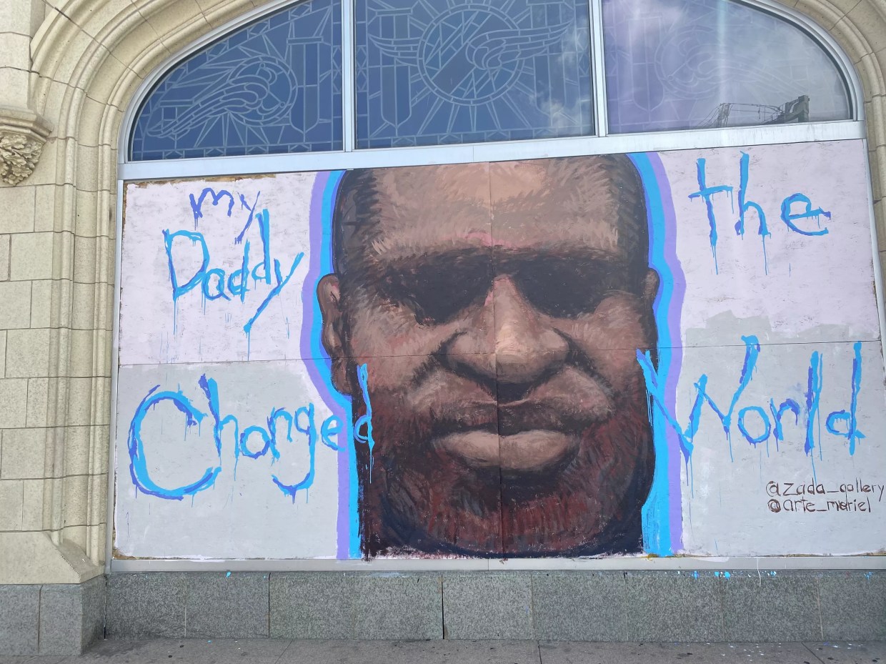 Denver Murals Honor George Floyd, Kaepernick and Black Lives Matter