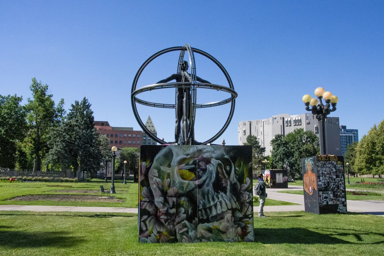 Goodbye, Columbus? Civic Center Park Statue Off City Website…for Now