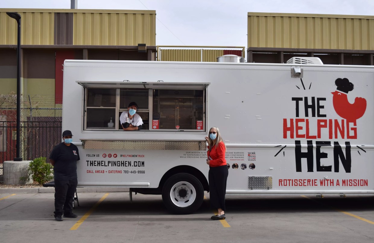 Work Options for Women Launches the Helping Hen Food Truck