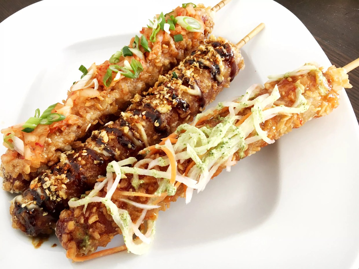 You’re Going to Want These Korean-Style Hot Dogs on a Stick
