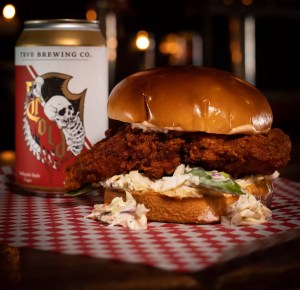 hot chicken sandwich