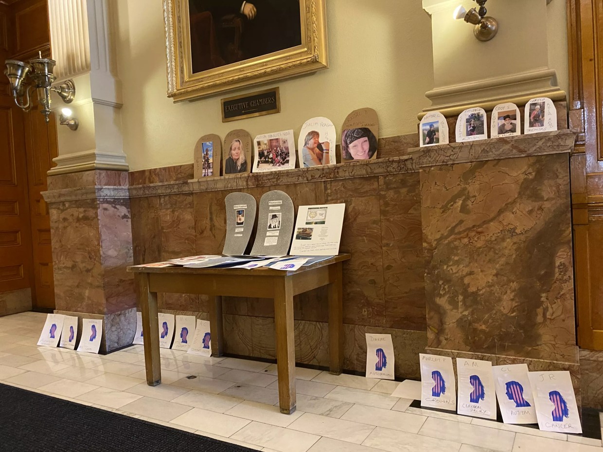At Colorado Capitol Protest, Patients Eulogize Medical Marijuana
