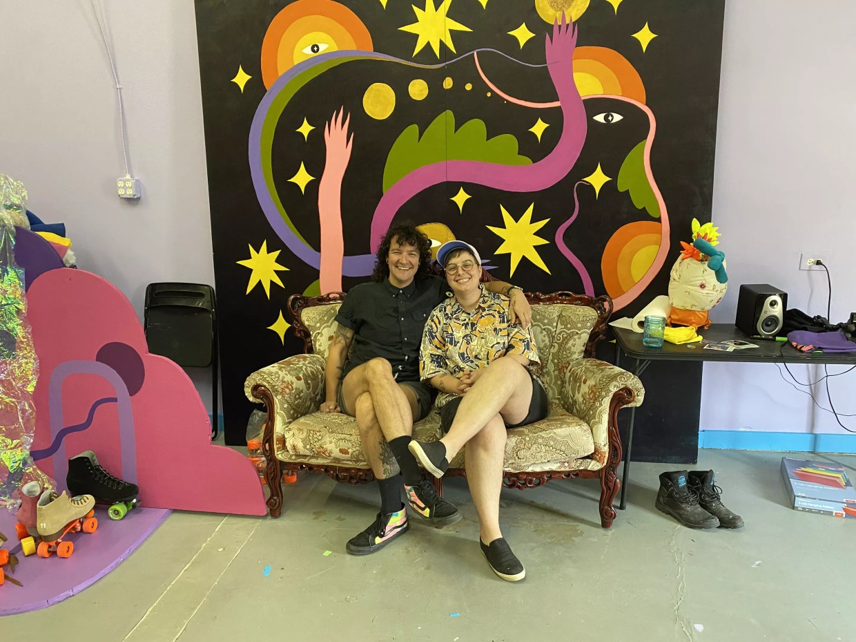 Rainbow Dome, an Artful Roller Rink, Skates Into Denver