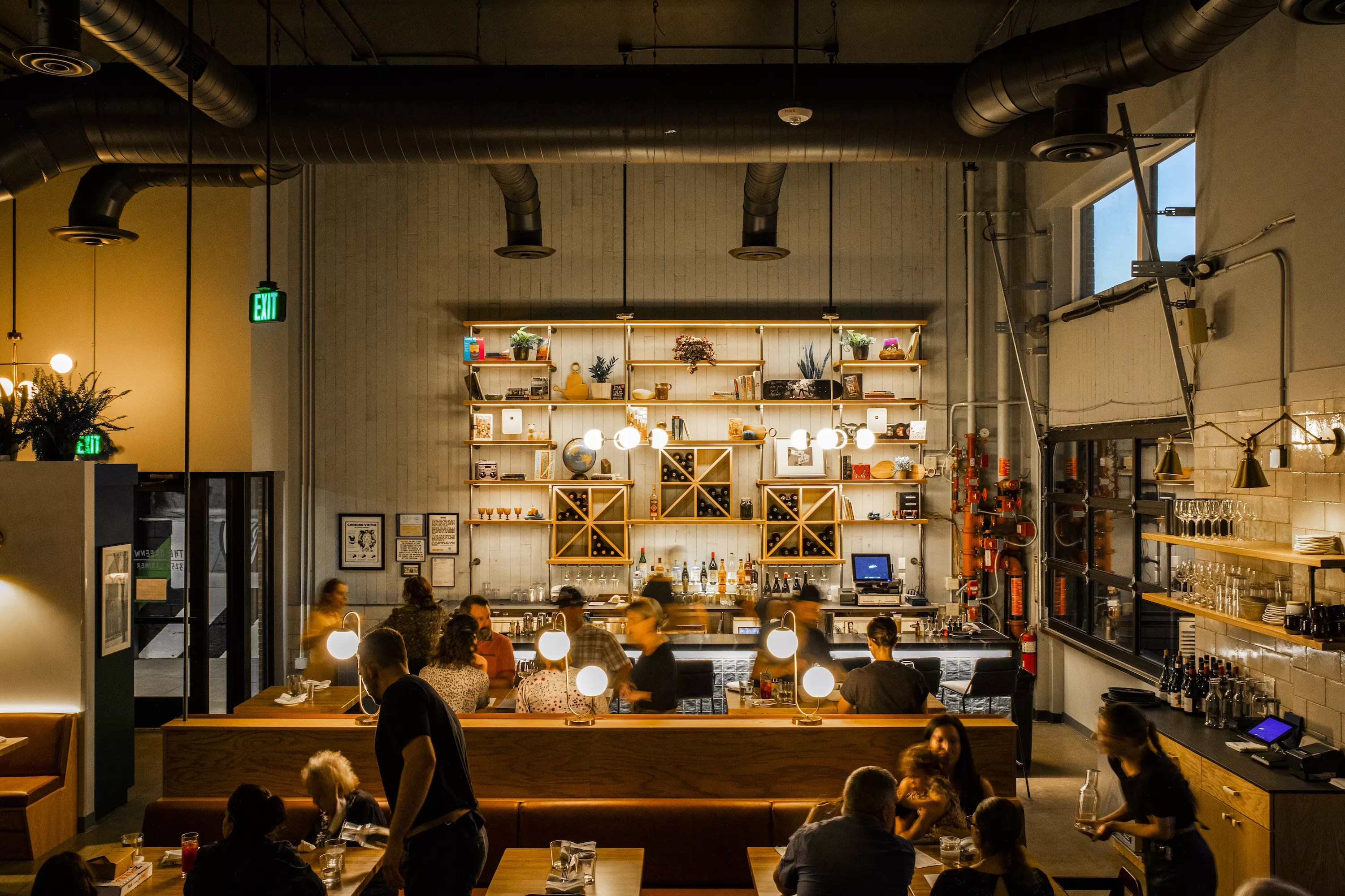 people inside a busy restaurant