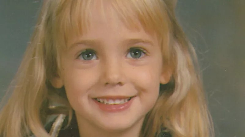 A school photo of the late JonBenét Ramsey.