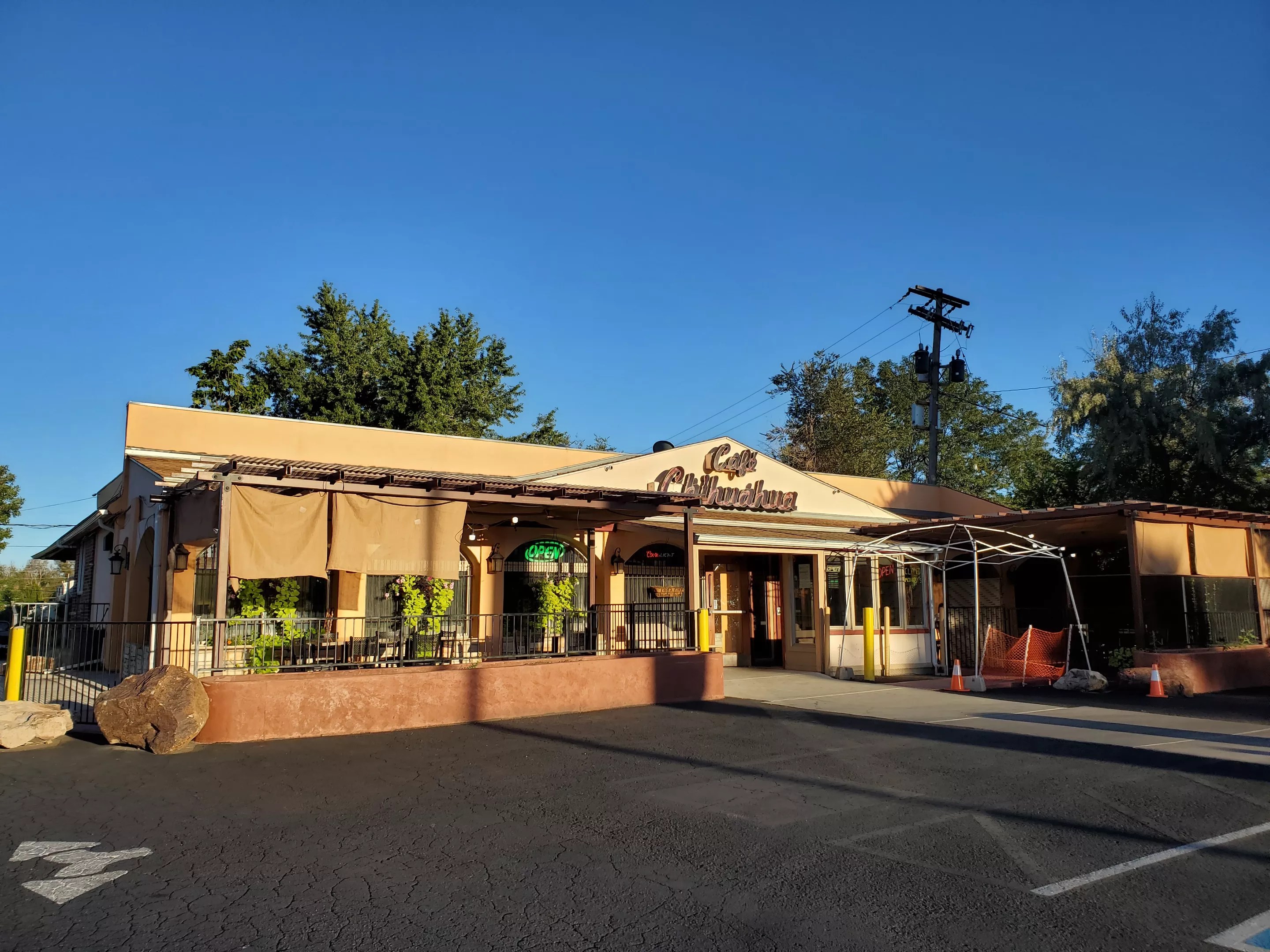 the outside of a building