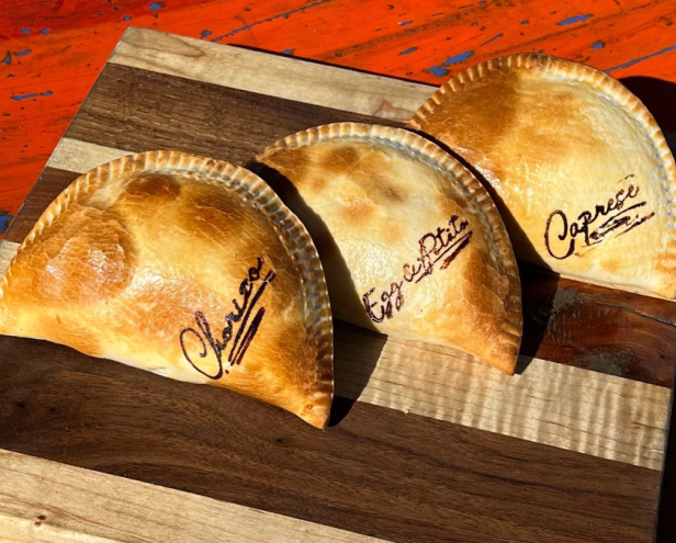 three empanadas