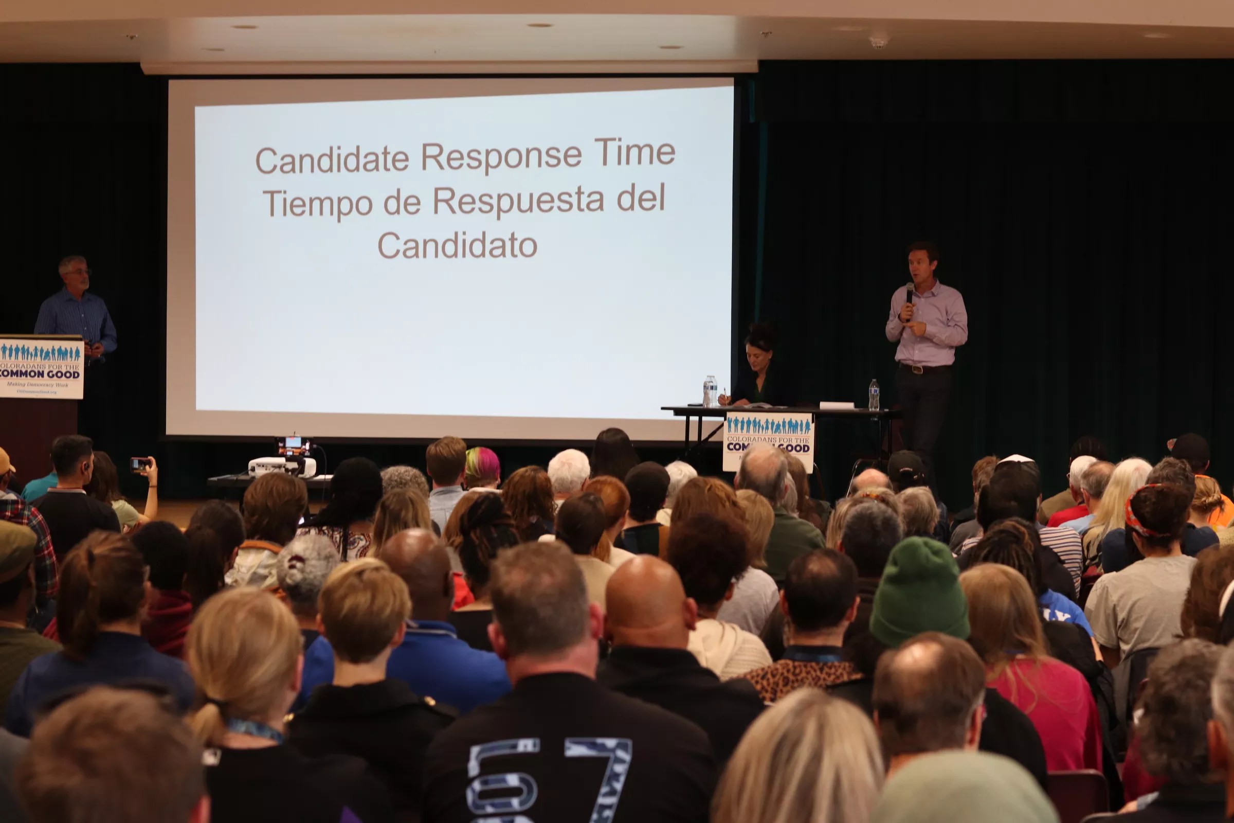 The Coloradoans for Common Good mayoral candidate forum.