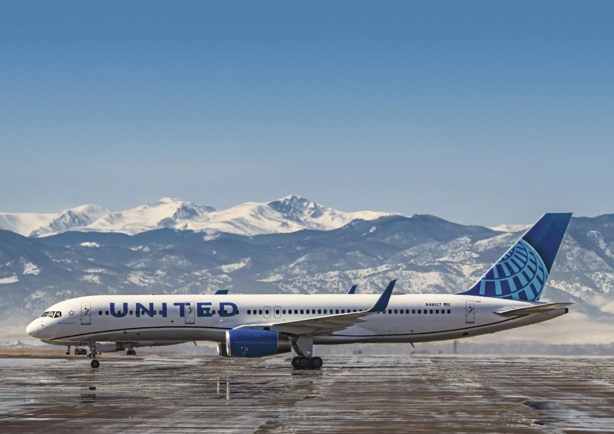 united plane in Denver